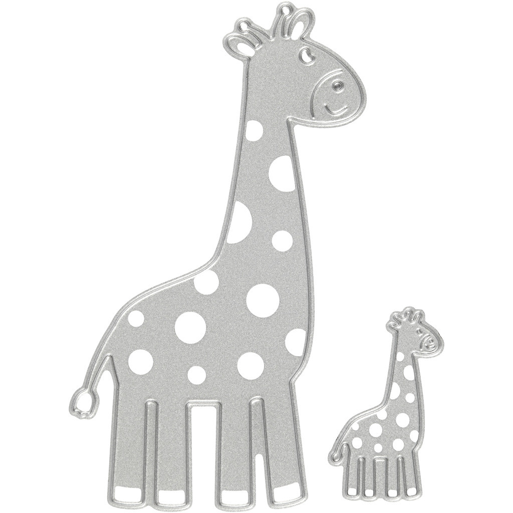 118007 Wykrojniki giraffe - żyrafy