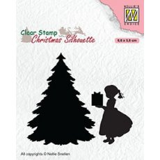 CSIL013 Christmas Silhouette -Thank you Santa!!!