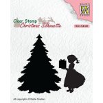 CSIL013 Christmas Silhouette -Thank you Santa!!!