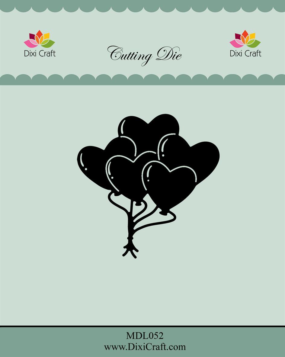 MDL052 Dies Dixi Craft- Heart balloons