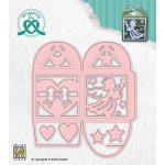 WPD012 Wrapping Dies giftbox-12 -tealight box with angel