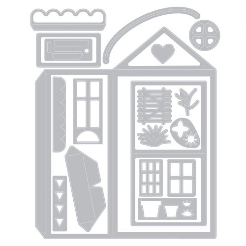 663847 Skip to the beginning of the images gallery Sizzix Thinlits Die Set 19PK - No Place Like Home