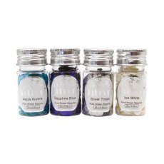 282N Nuvo - Pure Sheen Sequins - 4 Pack - Let it Snow - 25ml Bottles