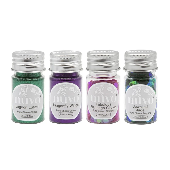 307N Nuvo - Pure Sheen 4 Pack - Tropical Parad - 25ml Bottles