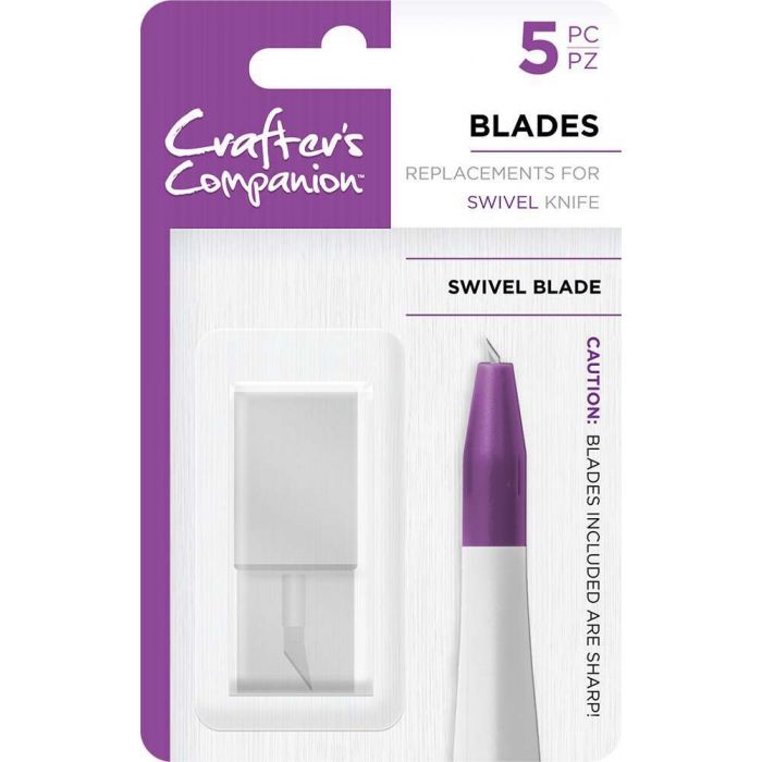 CC-TOOL-KNIFE-SWBLD5 Crafters Companion - Knife Replacement Blades - Swivel