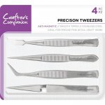 CC-TOOL-TWEEZ4 Crafters Companion - Precision Tweezers 4PC