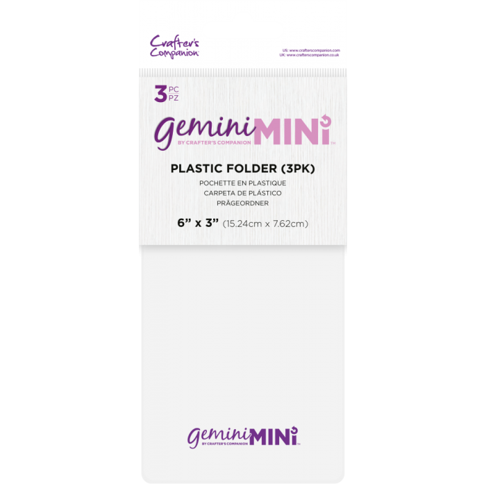 GEMII-MINI-ACC-FOLD Gemini Mini Accessories - Plastic Folder - 3pack