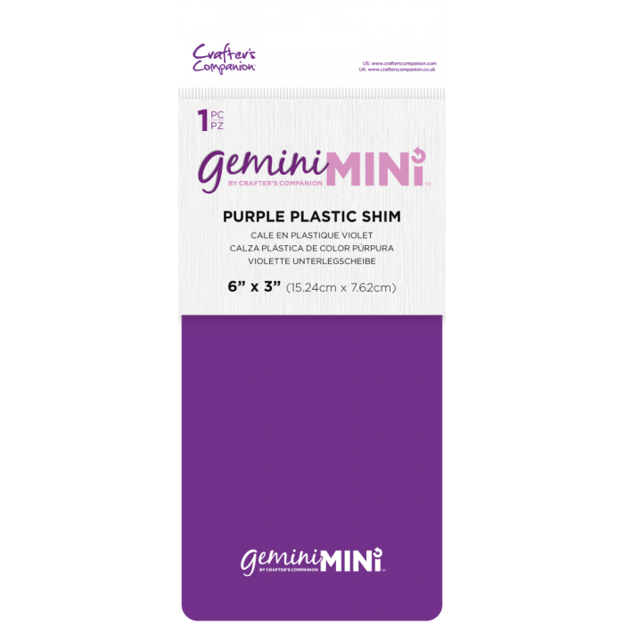 GEMMINI-ACC-PLASPUR Gemini Mini Accessories - Plastic Shim Purple