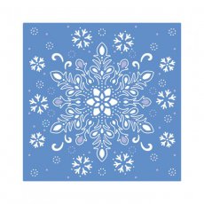 S-GS-MD-FRDI Glittering Snowflakes - Metal Die - Frosted Dimension