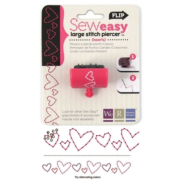 WR71094-3 Sew Easy Piercer Stitch -główka perforacyjna LG hearts