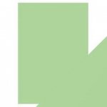 9514E Card A4 pearlescent Fresh Mint