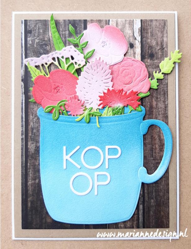 LR0687 Metal Die Marianne Design - Creatables - Hot drink