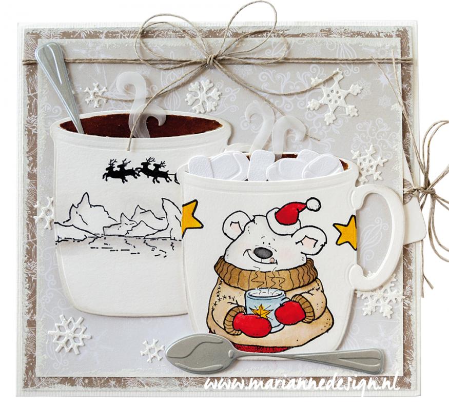 LR0687 Metal Die Marianne Design - Creatables - Hot drink