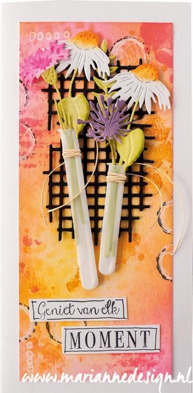LR0695 Metal Die Marianne Design - Creatables - Flower Display