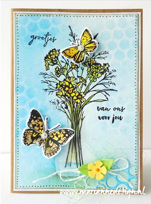 TC0880 Clear stamps & dies Hetty's Tiny's Dragonfly stamp & die set