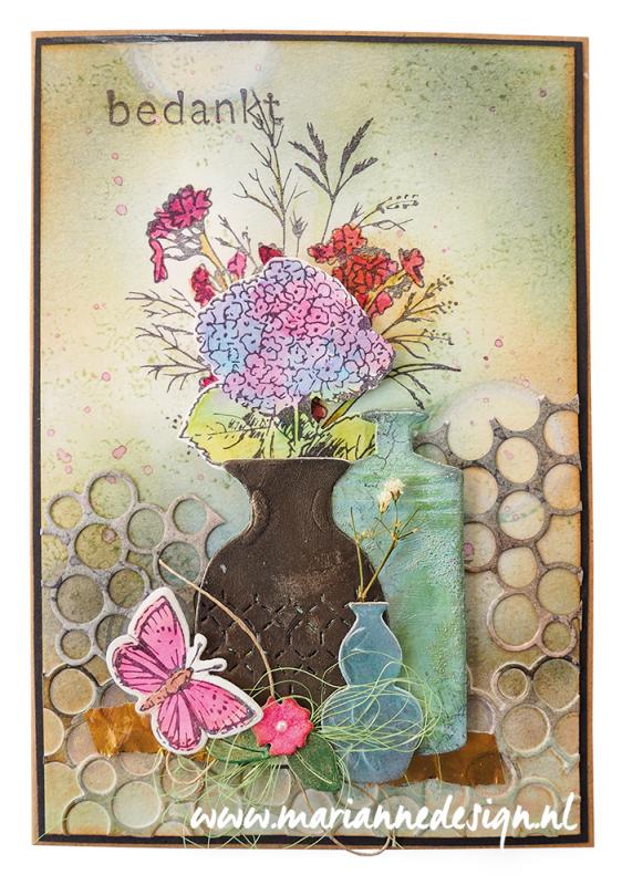 TC0880 Clear stamps & dies Hetty's Tiny's Dragonfly stamp & die set