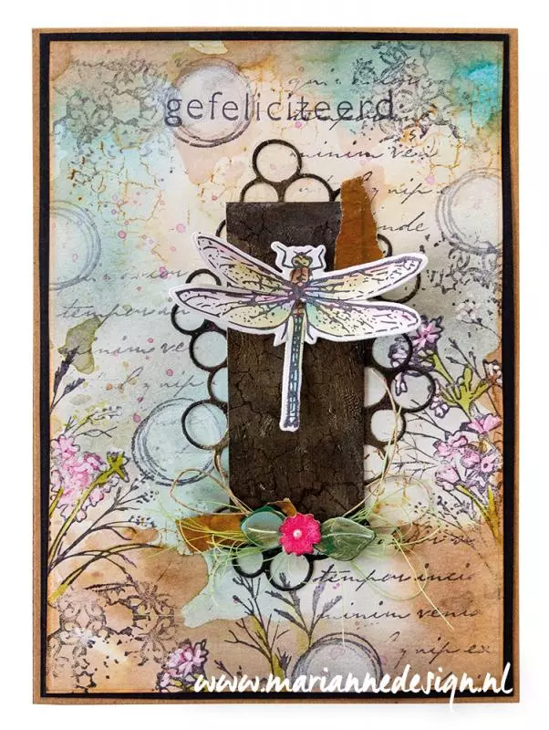 TC0880 Clear stamps & dies Hetty's Tiny's Dragonfly stamp & die set