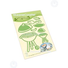45.6524 Metal Die Leane Creatief - Summer BBQ