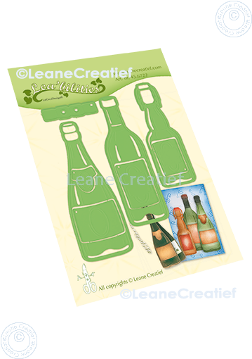 45.6722 Metal Die Leane Creatief - Bottles