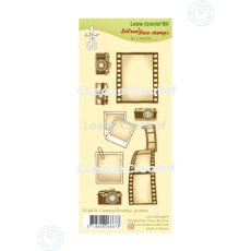 55.6678 Leane Creatief Acrylic Stamp - Cameras, filmstrips & pictures
