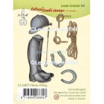 55.6807 Leane Creatief Acrylic Stamp - Horse riding