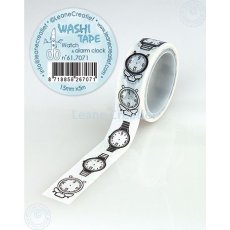 61.7071 Washi tape Watch & Alarm clock 15mm x 5m
