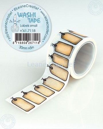 61.7118 Washi tape Labels small 30mm x 5m