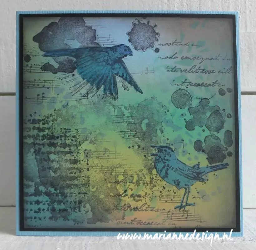 MM1616 Marianne Design Texture Stamps - Imprint