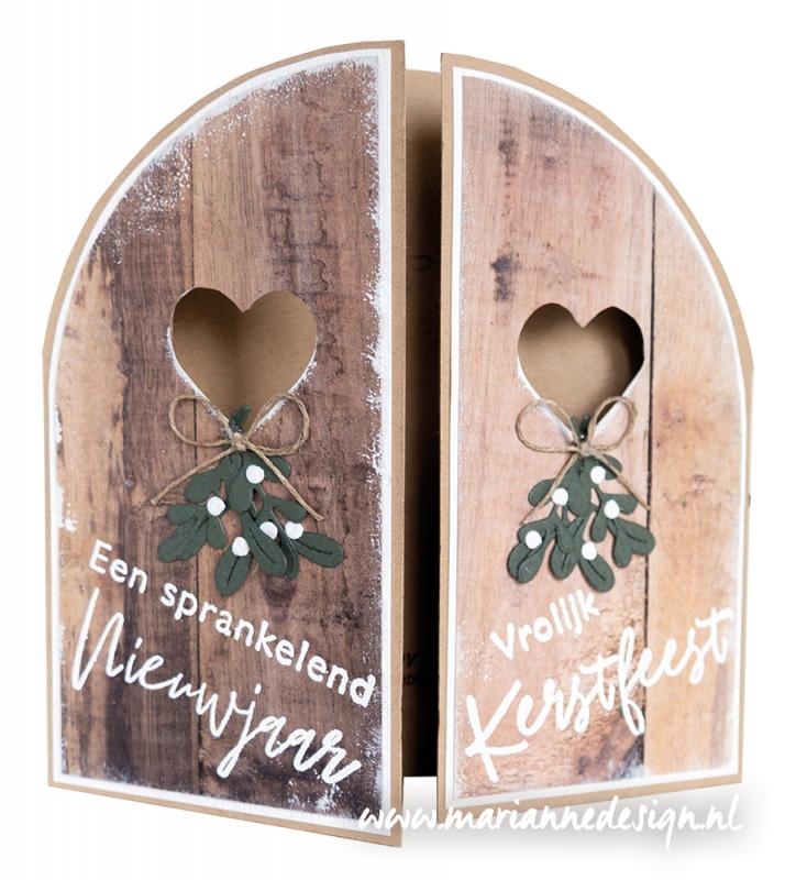 PS8077 Mask - Marianne Design - Craft stencil - A4 - Window