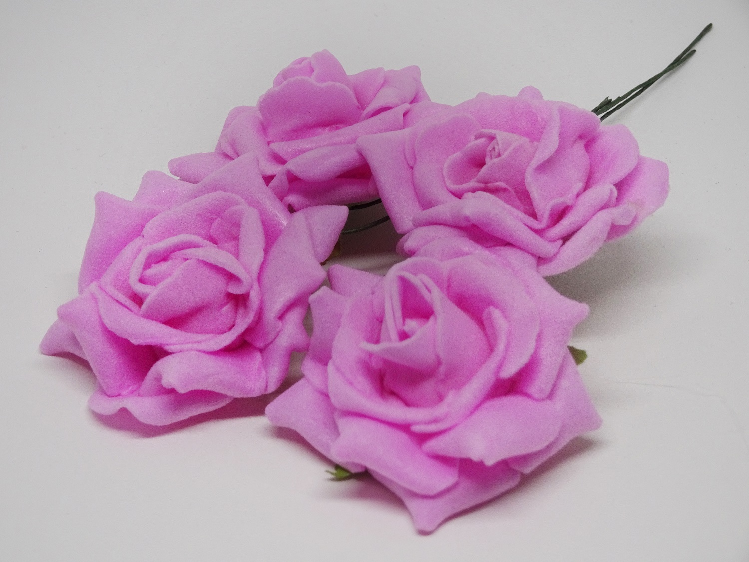 CKF-L-004 Foam Roses 4cm/4pcs -pink