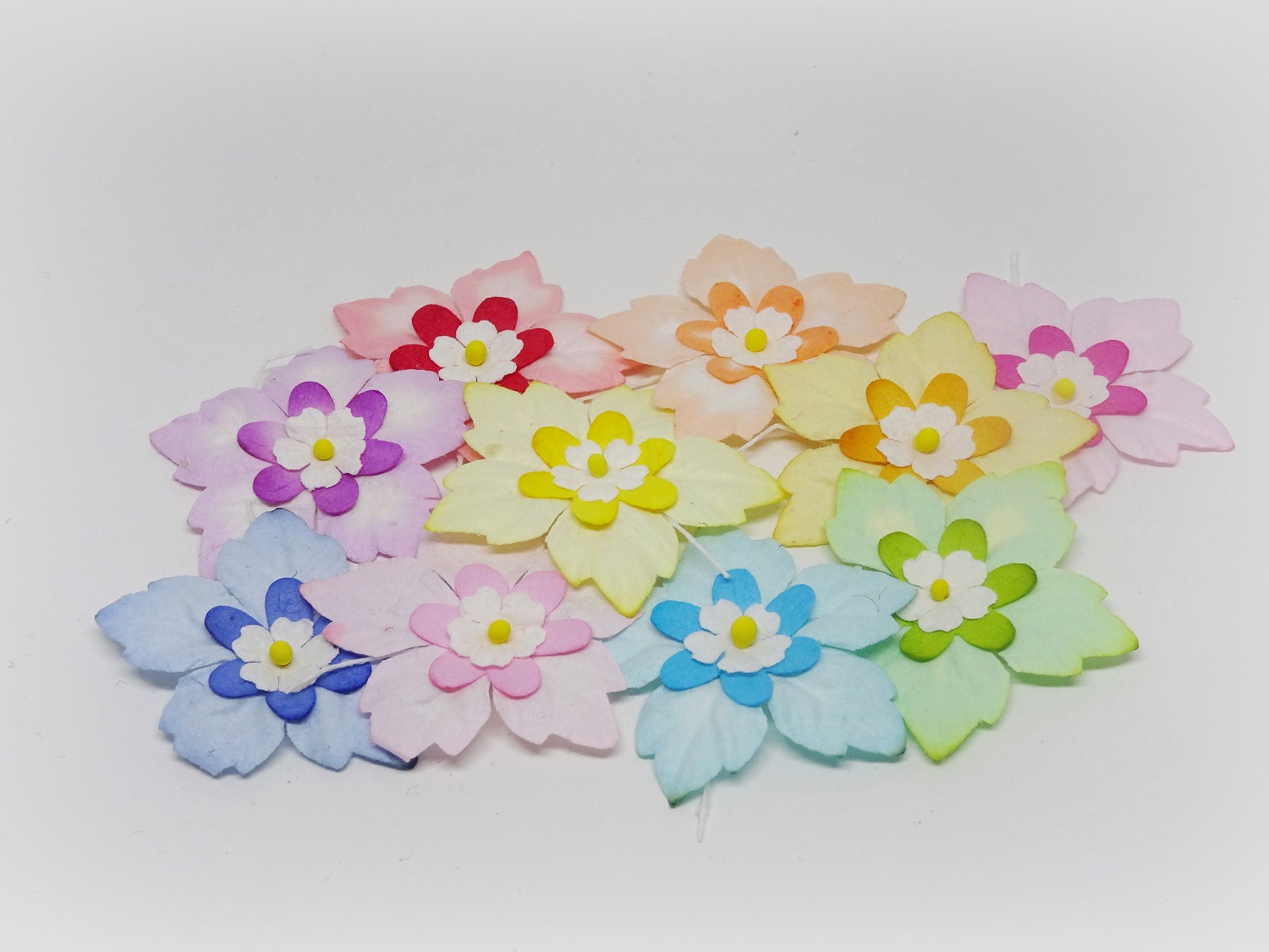 ILC-F-MIX02 MULBERRY PAPER OPEN ROSES