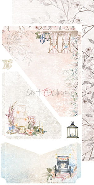 CC-JJ-F17 WEDDING DREAM - JUNK JOURNAL SET