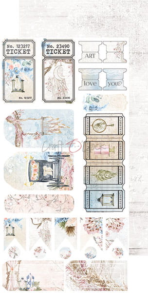 CC-JJ-F17 WEDDING DREAM - JUNK JOURNAL SET