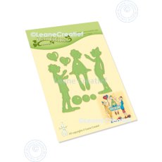 45.7224 Metal Die Leane Creatief - Clowns