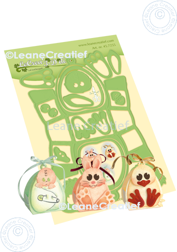 45.7255 Metal Die Leane Creatief - Party favor young life