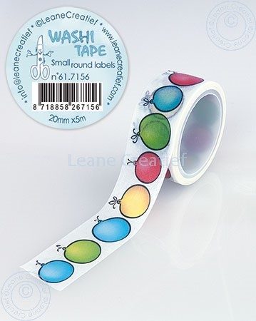 61.7156 Washi tape small round Labels 20mm x 5m