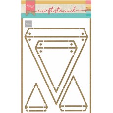 PS8082 Mask Marianne Design - Craft stencil - A5 - Flags
