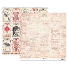 UHK-HIL-A Holmes In Love - ADLER - DOUBLE-SIDED PAPER SET 30.5 x 30.5 cm