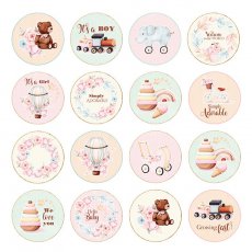 CP-BT07 One-sided paper-elements-Craft & You Design 30.5x30.5 BABY TOYS 07