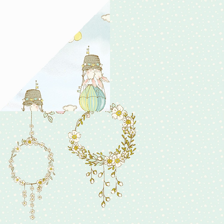 CPB-HBU15 Block 15x15 Craft&You Design-HOPPING BUNNIES