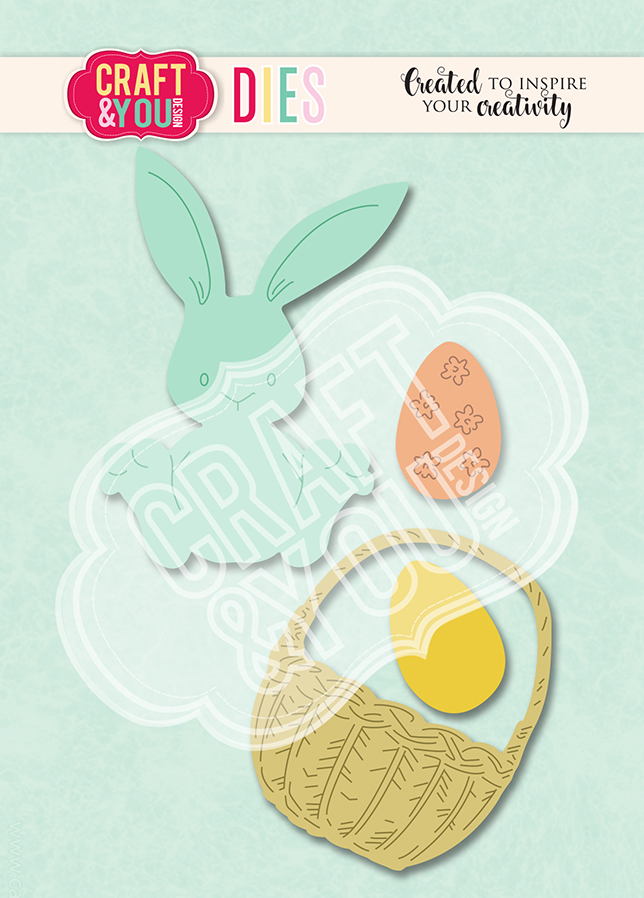 CW113 CUT DIES - easter bunny - Craft&You Design