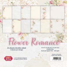 CPB-FR15 Block 15x15 Craft&You Design-FLOWER ROMANCE