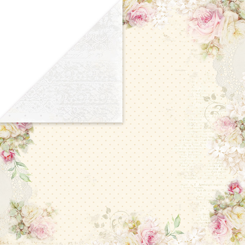 CPB-FR15 Block 15x15 Craft&You Design-FLOWER ROMANCE