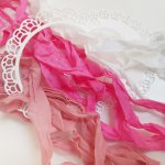 CRIB-002 RIBBONS - vintage ribbons - Flower Romance -Craft&You Design