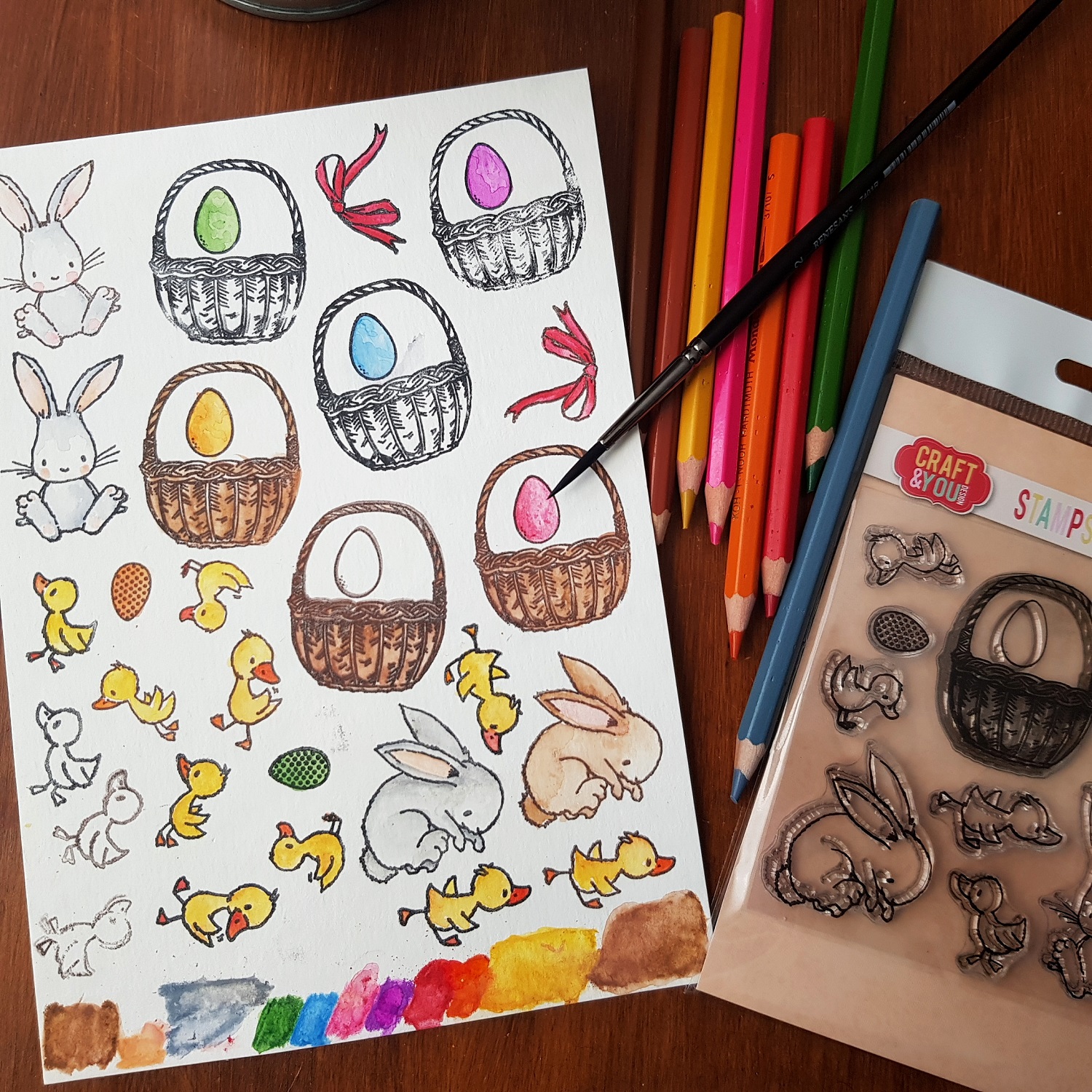 CS013 Clear Stamp - Easter set 2