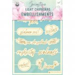 P13-CHI-SPR-05 Light chipboard embelishments Springtime 05 - 11psc