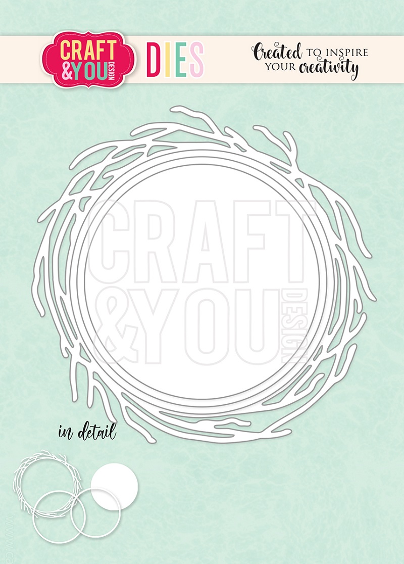 CW117 CUT DIES - frame nest - Craft&You Design