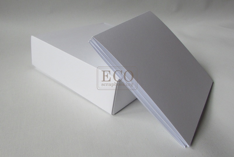 ECO-HARP-09B Harmonica album in a box - white