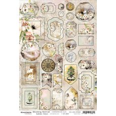 CC-CB-MM09 BLOOMING RETREAT - CARDBOARD DIE-CUTS