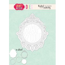 CW121 CUT DIES - vintage frame set - Craft&You Design